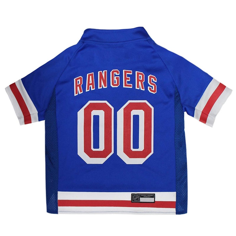 Pets First NHL New York Rangers Jersey for Dogs & Cats, X-Small. - Let Your Pet Be A Real NHL Fan! - Image 1